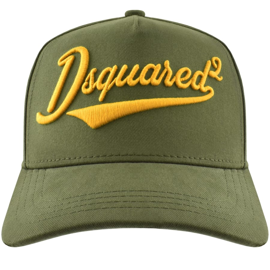 【送料&関税込】Dsquared2 Logo Detail Baseball Cap DSQUARED2 Logo Baseball Cap Green | Mainline Menswear Canada